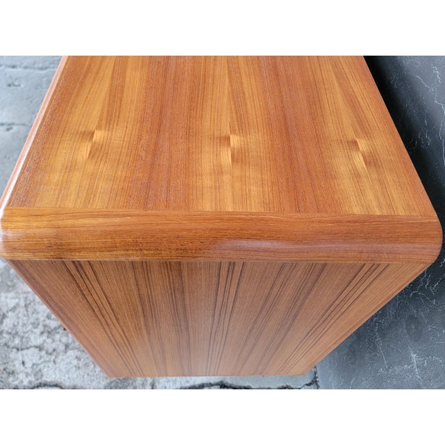 Fine Teak Danish Modern Low Dresser by Kibaek of Denmark For Sale - Image 13 of 18