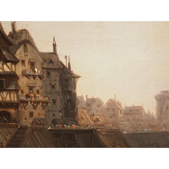 Inspired by his voyages as a sailor, the French painter Charles Kuwasseg painted this impressive coastal landscape...