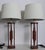 Tall Tony Paul for Westwood Walnut & White "Catkin" Table Lamps, 1950s - A Pair For Sale - Image 17 of 17