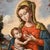 20th Century Oil on Canvas Cuzco School Signed Framed Madonna With Child For Sale - Image 4 of 11
