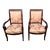 Pair of French Directoire Mahogany Carved Armchairs, Circa 1795 For Sale