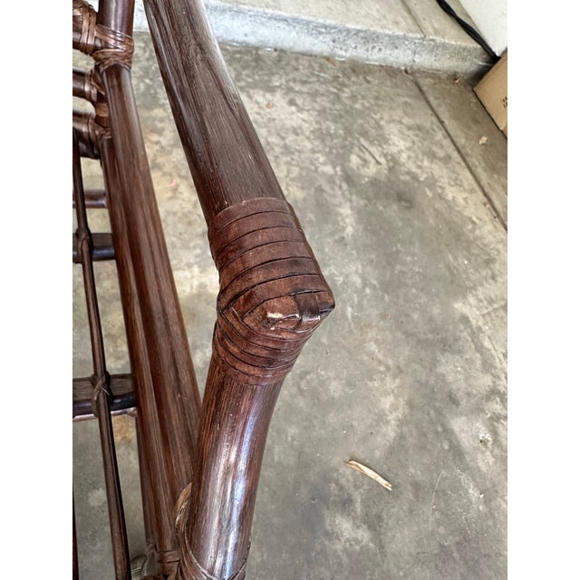 2000s Pair of McGuire Target Back Chairs For Sale - Image 9 of 12