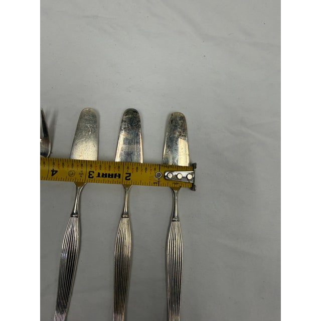 Vintage Mid-Century Danish Frigast "Savoy" Serving Fork & Spreaders - Set of 4 For Sale - Image 9 of 9