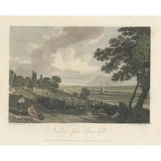 After J. M. W. Turner, Quiet Hills of Berkshire, Newbury from Speen Hill, 1805, Print For Sale