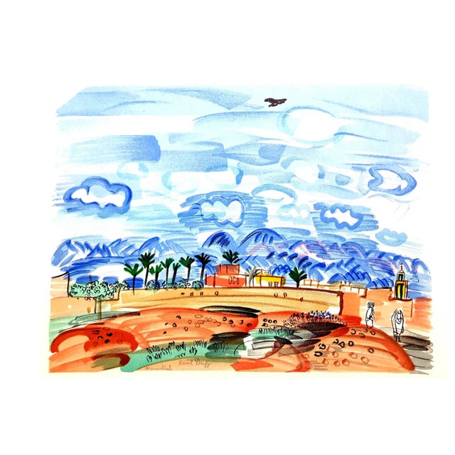 Raoul Dufy (after) - Landscape - Lithograph 1965 For Sale