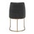 Metal Hanni Gray Upholstered Dining Chair For Sale - Image 7 of 8