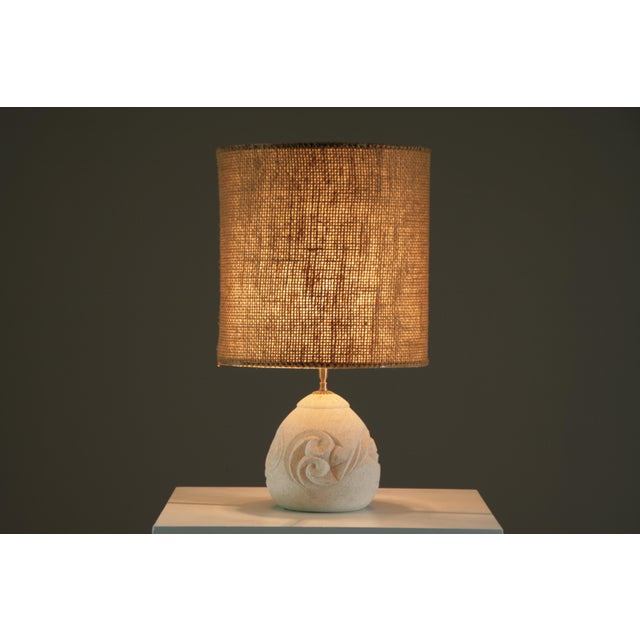 Table Lamp in Reconstituted Stone, 1960s For Sale - Image 11 of 11