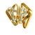1980s Italian 18k Gold and Diamond Geometric Earrings, Pair For Sale In Miami - Image 6 of 10