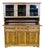 Rustic Wooden Cupboard with Display Top For Sale