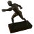 Antique 19th Century French Grand Tour Bronze Figure of an Athlete Mounted on Original Black Slate Base For Sale - Image 13 of 13