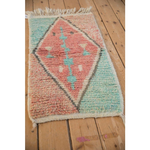 Moroccan Rug Mat Runner - 1'9" x 3'4" For Sale In New York - Image 6 of 8