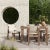 Wood Cassie Cream Outdoor Dining Chair - Set of 2 For Sale - Image 7 of 7