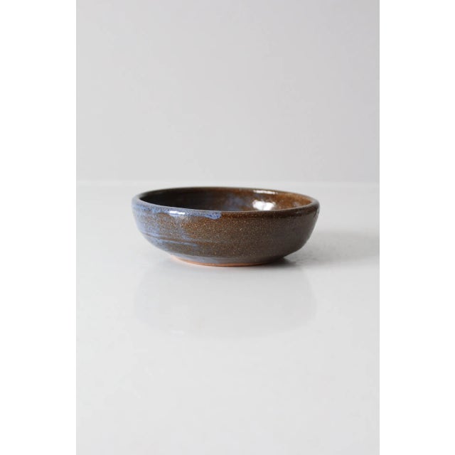 Contemporary Vintage Studio Pottery Bowl For Sale - Image 3 of 9