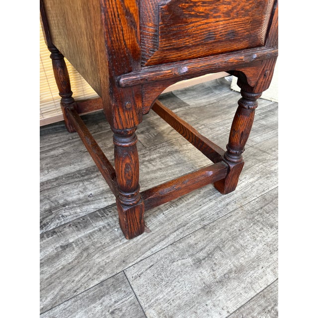 Vinatge Hand Carved Spanish Revival Style Writing Desk. Circa 1960s For Sale - Image 17 of 18