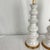 Ceramic Vintage Tall White Ceramic Column Lamps - a Pair For Sale - Image 7 of 14