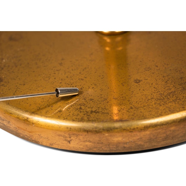 Mid-Century Modern Adjustable Height Brass Floor Lamp Attributed to Koch & Lowy, Usa, C. 1970s For Sale - Image 11 of 12