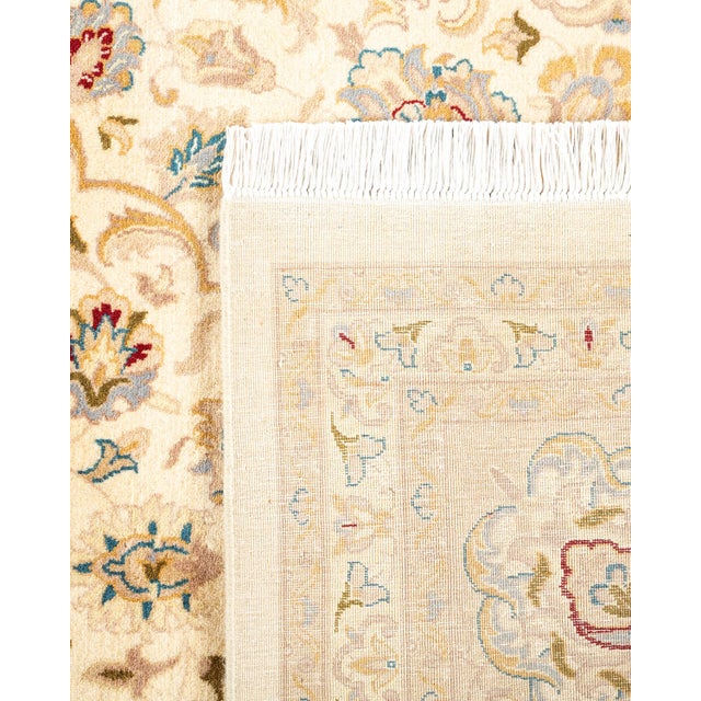2000 - 2009 Mogul, One-of-a-Kind Hand-Knotted Area Rug - Ivory, 9' 2" x 11' 10" For Sale - Image 5 of 8