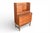 Mid-Century Modern Mid 20th Century Secretary Desk / Bookcase in Teak For Sale - Image 3 of 12