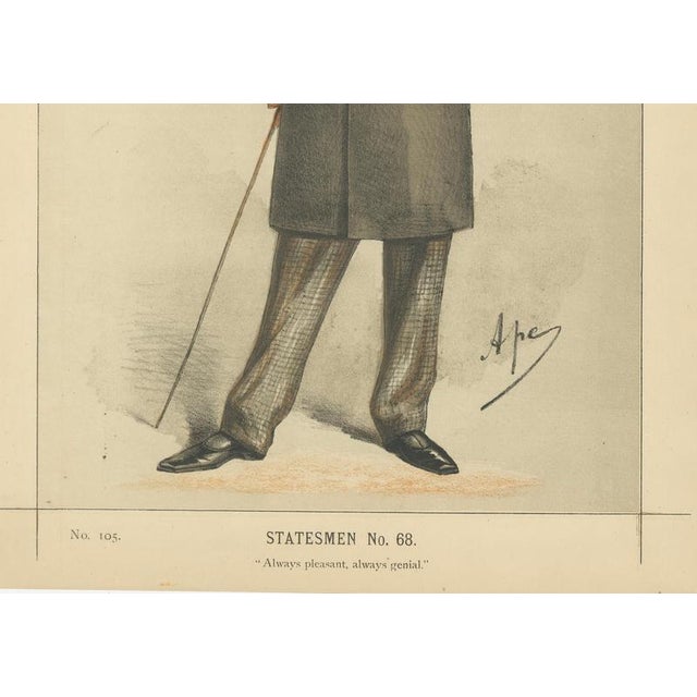 Victorian Moral Reformer Vanity Fair Statesmen, 1870, Paper For Sale - Image 4 of 10