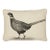 Country Linen Pheasant Right Piped Tapestry Cushion With Feather Filler - 33x45cm (13"x18") For Sale