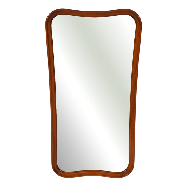 Scandinavian Modern Wall Mirror by Glas & Trä Hovmantorp, 1940s For Sale