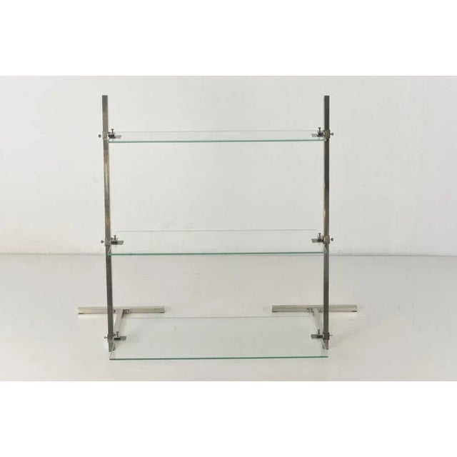 Contemporary German Decoration Shelf in Steel Tube and Glass, 1930s For Sale - Image 3 of 10