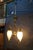 Antique Victorian Hubbell Opalescent Swirl Glass 4 Light Pendant Chandelier 38" For Sale - Image 10 of 14