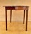Neoclassical Neoclassical Demi-Lune Table with Green Leather Top, 1940s For Sale - Image 3 of 13