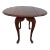 Oval Cherry Queen Anne Drop-Leaf Side Table For Sale