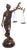 4ft Lady Justice Statue, 20th Century, Bronze For Sale