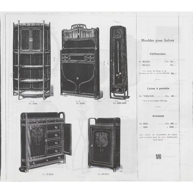 Secessionist Salon Cabinet with Display Section by Prof. Josef Hoffmann for Jacob & Josef Kohn, Vienna, 1904 For Sale - Image 4 of 10