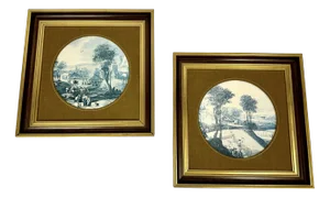 After Joos De Momper, Rural Scenes, 1950s, Prints, Set of 2