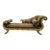 Vintage Henredon Style Hollywood Regency Chaise Lounge For Sale