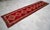 1960s Turkish Hand-Knotted Runner Rug Kitchen Hallway Decor Red & Pink 3x13 Ft Approx For Sale - Image 6 of 16