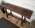 Antique Rustic Minimal Italian Wooden Carved Trestle Console Table, 1890s For Sale - Image 6 of 10