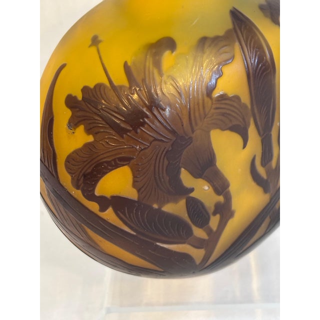 Late 19th Century Original Signed Galle Vase For Sale - Image 9 of 10