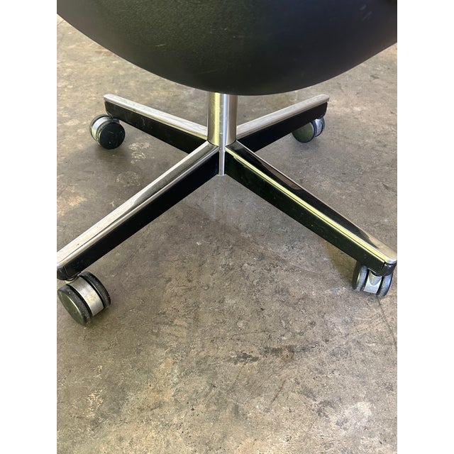 1970s Charles Pollock for Knoll Office Desk Chair For Sale - Image 10 of 12