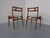 Model 138 Teak & Kvadrat Hallingdal Dining Chairs by Johannes Andersen for Uldum Møbelfabrik, Denmark, 1960s, Set of 2 For Sale - Image 10 of 18