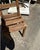 Small Vintage Wooden Collapsible Chair For Sale In Atlanta - Image 6 of 8