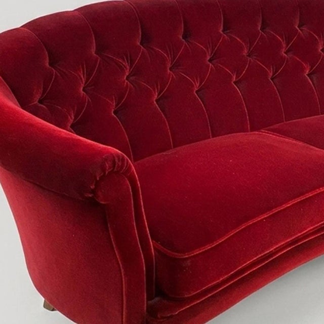 1960s Vintage Swedish Style Sofa, 1960s For Sale - Image 5 of 6