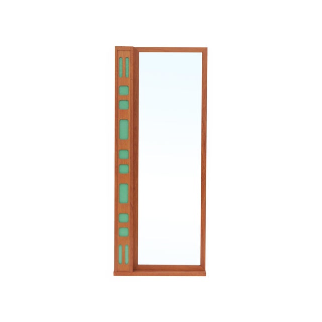 Vintage Swedish Teak Mirror, 1970s For Sale - Image 9 of 9