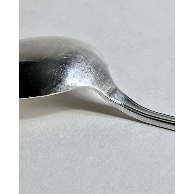 1960s Sheffield, England for Eisenberg-Lozano Silver Plate Buffet Spoon For Sale - Image 14 of 18