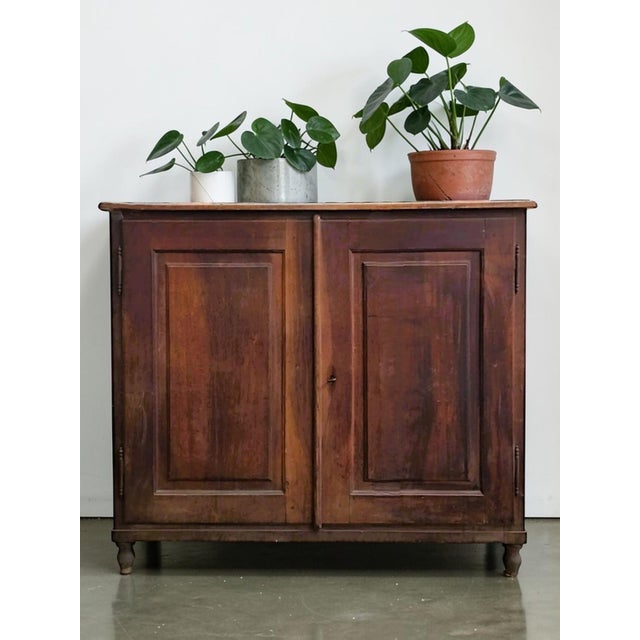 Antique Walnut Sideboard with Drawers, Italy, 1830s For Sale - Image 3 of 8