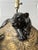 Mid 20th Century Hollywood Regency Sculptural Panther Globe Table Lamps - a Pair For Sale In New York - Image 6 of 10