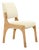 Arches II Dining Chair in Oak and Boucle from Insidherland For Sale