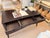 McGuire McGuire Espresso Wood Desk With Cane Detailing For Sale - Image 4 of 14