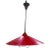 1954 Vintage Stilnovo Red Pendant Lamp Italy For Sale