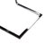 Animal Skin Swing Dining Table and Chairs in Leather and Glass from Tonon, Set of 7 For Sale - Image 7 of 18