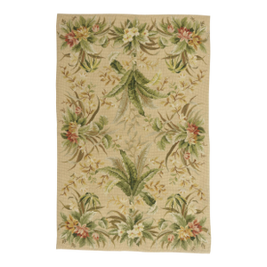 Vintage Chinese Aubusson Needlepoint Rug, 03'11 X 06'01