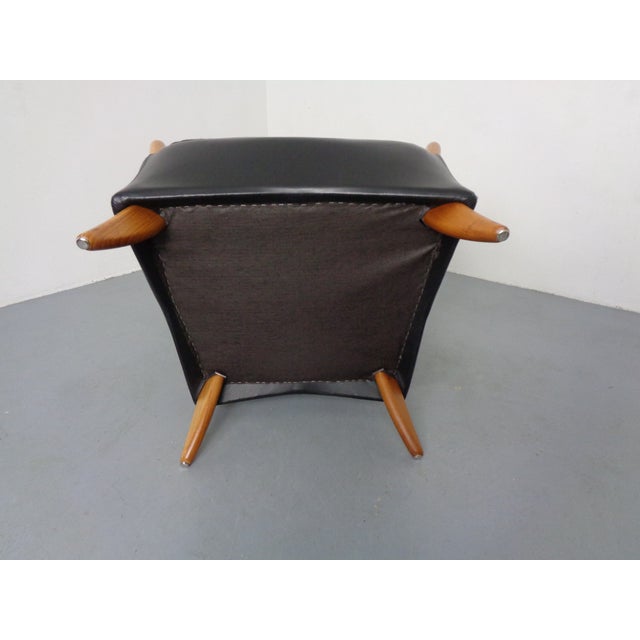 Tenor Leather Lounge Chair by Søren Nissen and Ebbe Gehl for Nielaus Jeki, Denmark, 1980s For Sale - Image 10 of 16